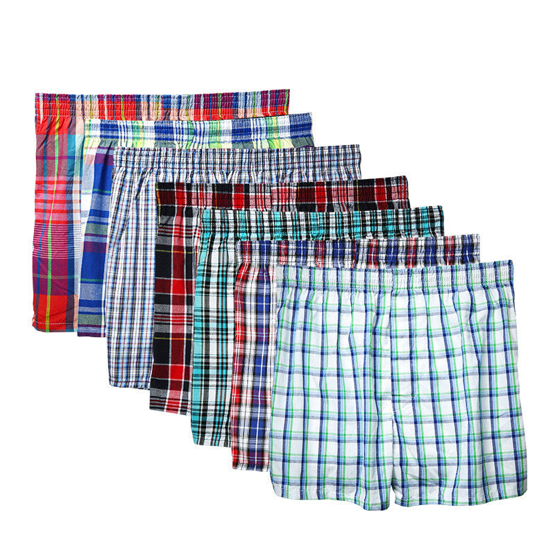 Men’s Cotton Boxers – High Waist, Breathable & Loose Fit