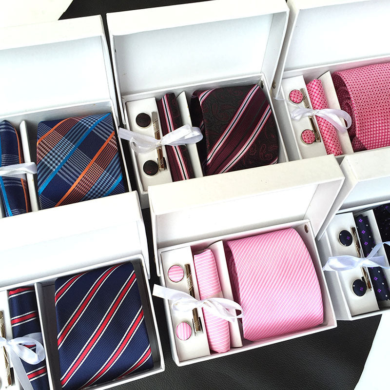 Men’s 6-Piece Tie Gift Set | Business & Wedding Formal