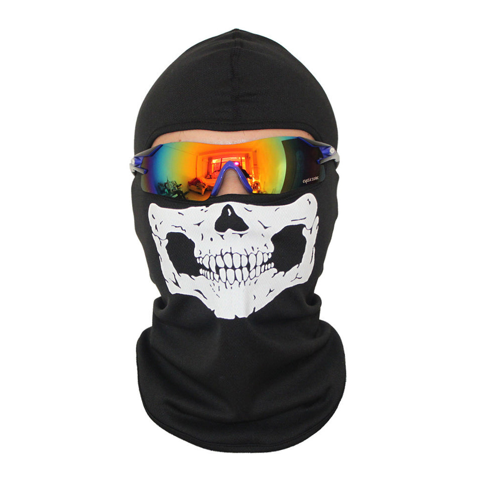 Outdoor Ghost Skull Riding Mask – Breathable Tactical Sun Protection