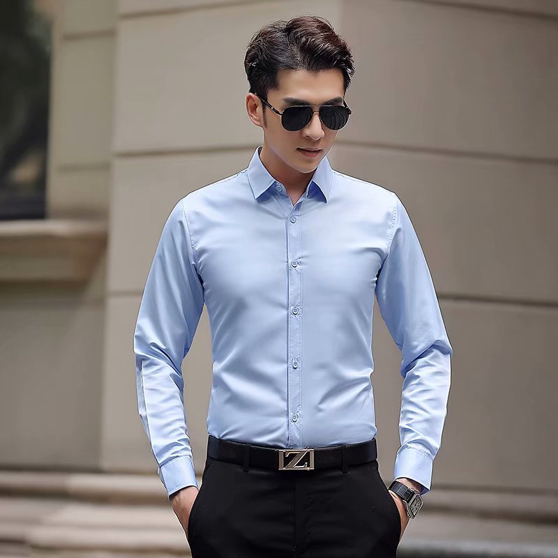 Men’s Slim-Fit White Shirt – Business & Work Ready