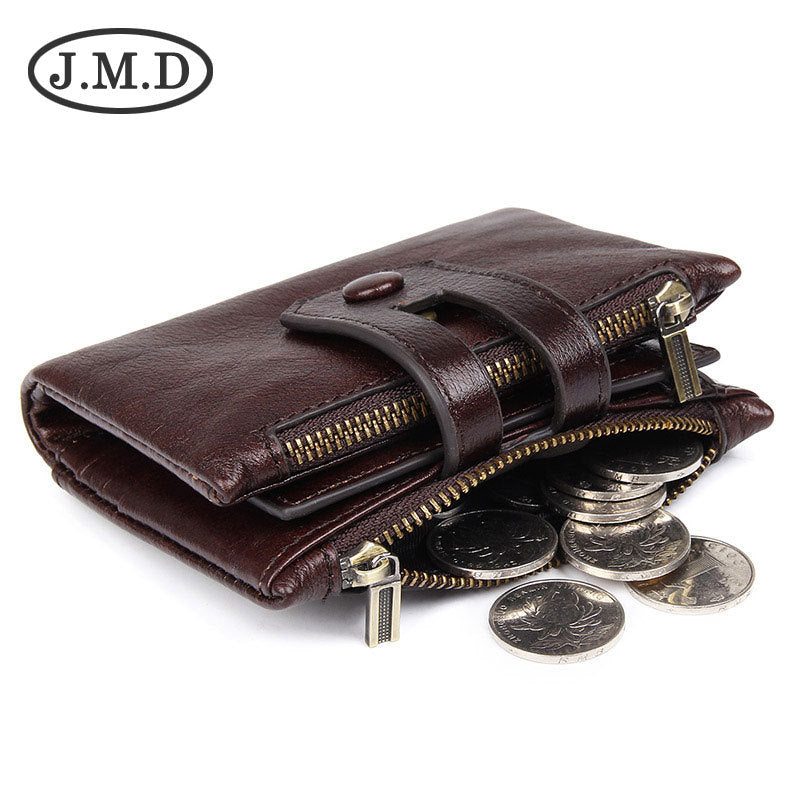 Jiameda Men’s Genuine Leather RFID Wallet