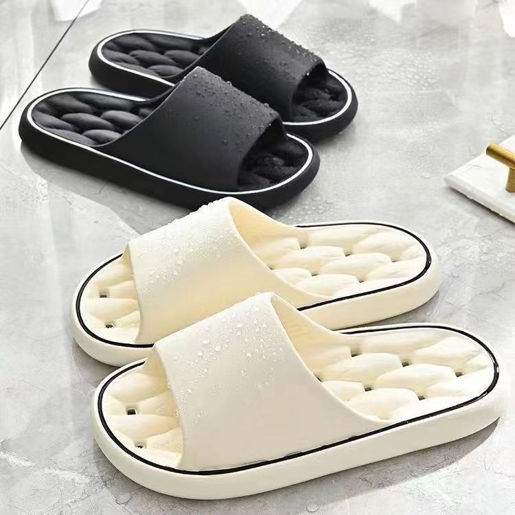 Quick-Dry Hollow Bathroom Slippers – EVA Summer Sandals