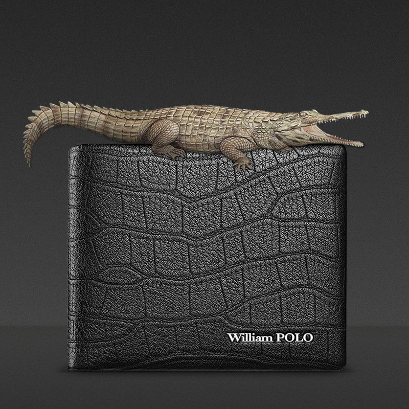 Emperor Paul Men’s Genuine Leather Short Wallet