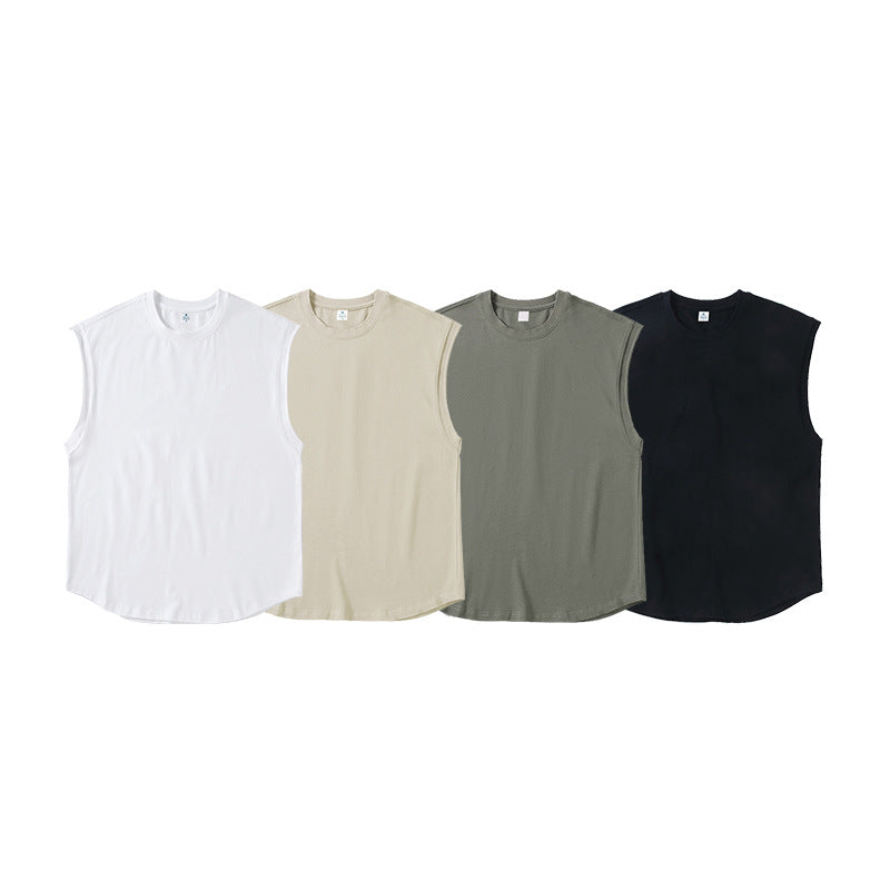230g Cotton Sleeveless Gym Vest | Street Fit Nepal