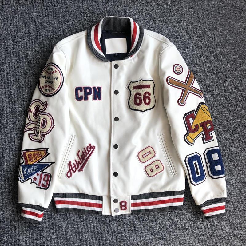 Boys’ Baseball Jacket – 2024 PU Leather Loose Outerwear