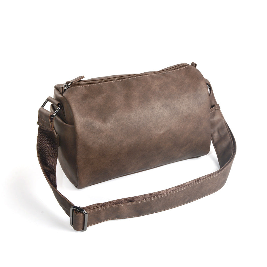 Men’s Soft Casual Shoulder Bag – 2025 Minimal Style