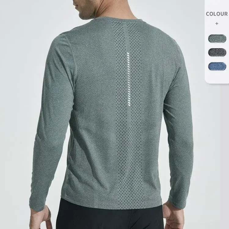 Men’s Quick-Dry Long Sleeve Fitness Top