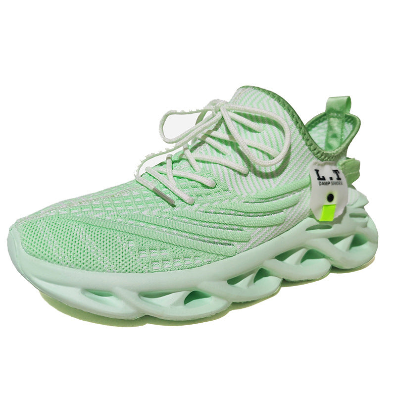 Twist Sole Fly-Knit Sneakers – Summer Mesh Shoes