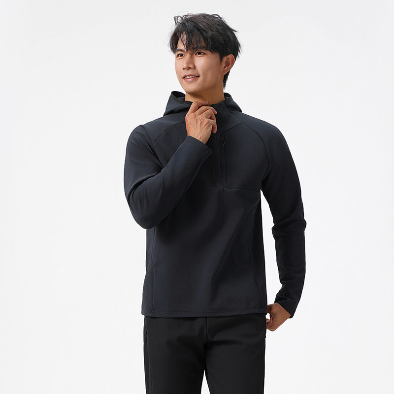 Men’s Hooded Business Jacket – Autumn Winter Casual Wear