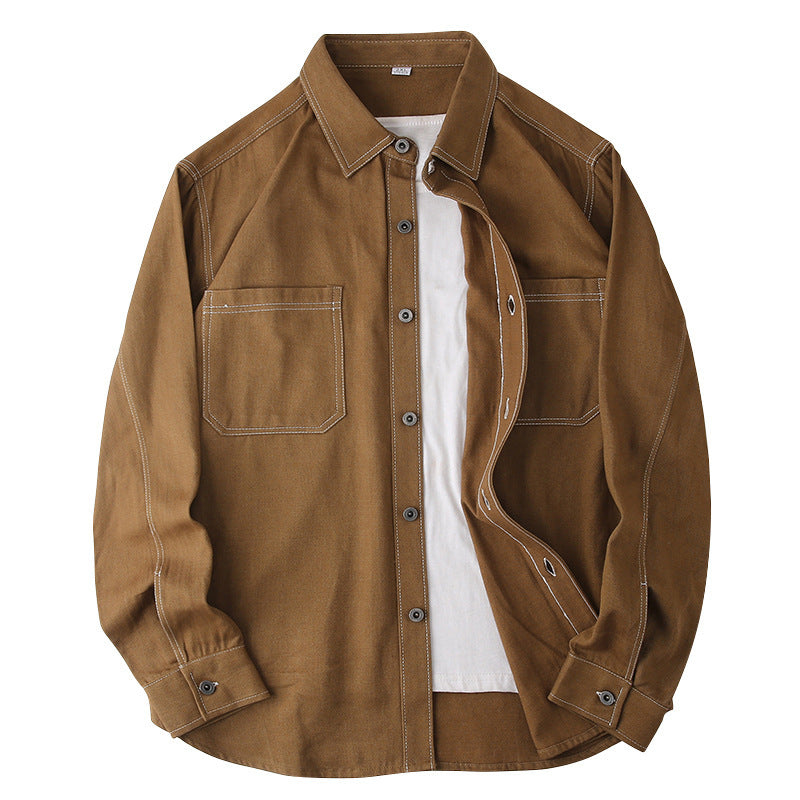 Korean Fashion Men’s Coat – Spring & Autumn Trendy