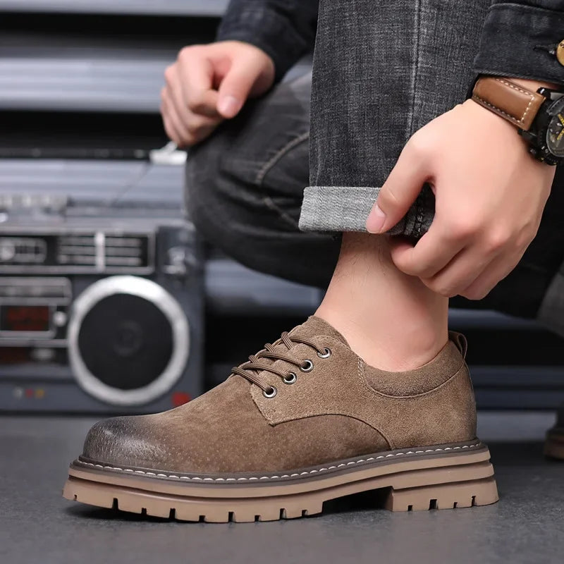 Men’s Martin Work Boots | Thick-Soled Outdoor Shoes
