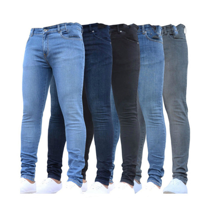 Slim Fit Stretch Jeans – European Slimming Denim