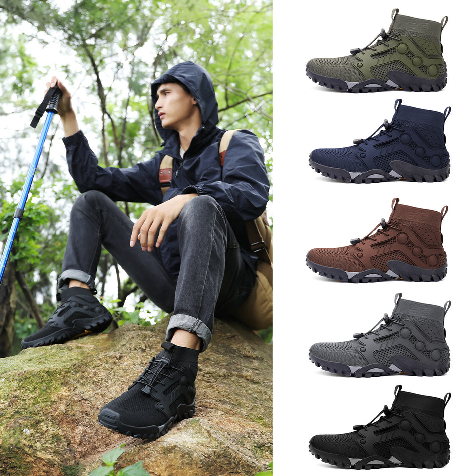 Couple Flyknit Hiking Shoes – Light & Breathable
