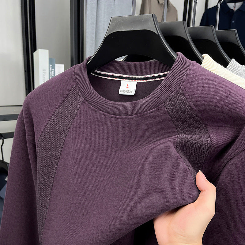 Men’s Heavy Cotton Sweatshirt Sweater – 2025 Loose Fit