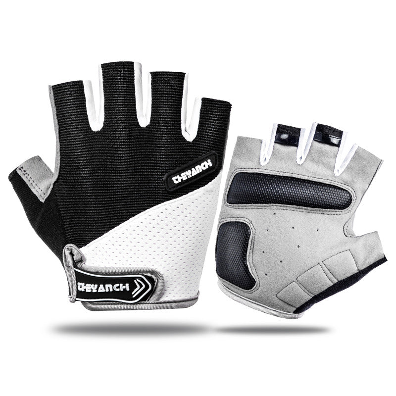 Unisex 0101 Mountain Bike Half-Finger Gloves – Non-Slip Shockproof Riding Gear