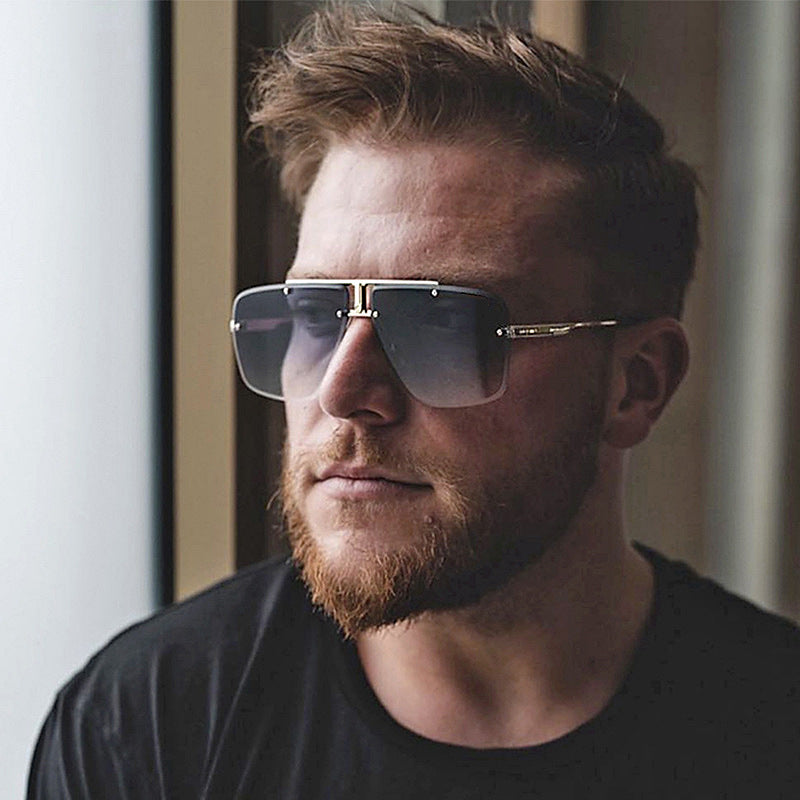 Frameless Fashion Sunglasses – Unisex UV Style Shades