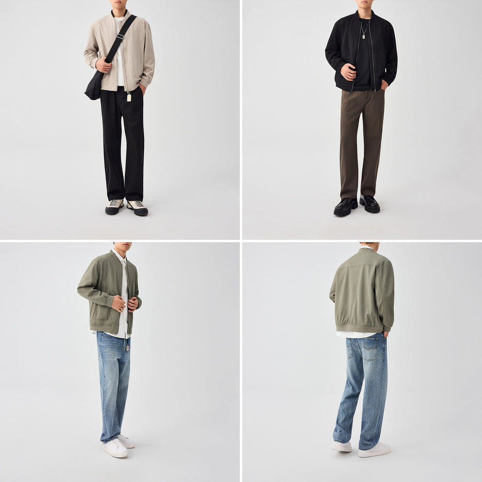 Momoker Pilot Collar Jacket – Men’s 2025 Autumn Coat