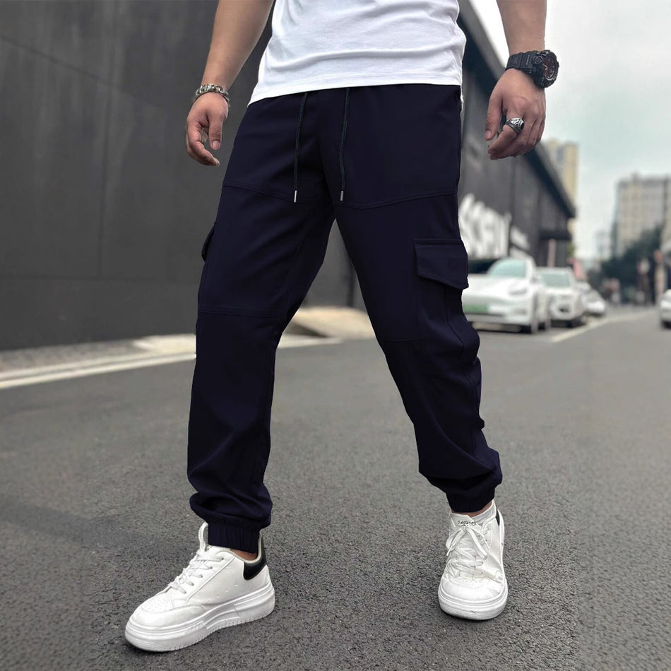 Men’s Loose Harlan Overalls – Amazon Multi-Pocket Casual