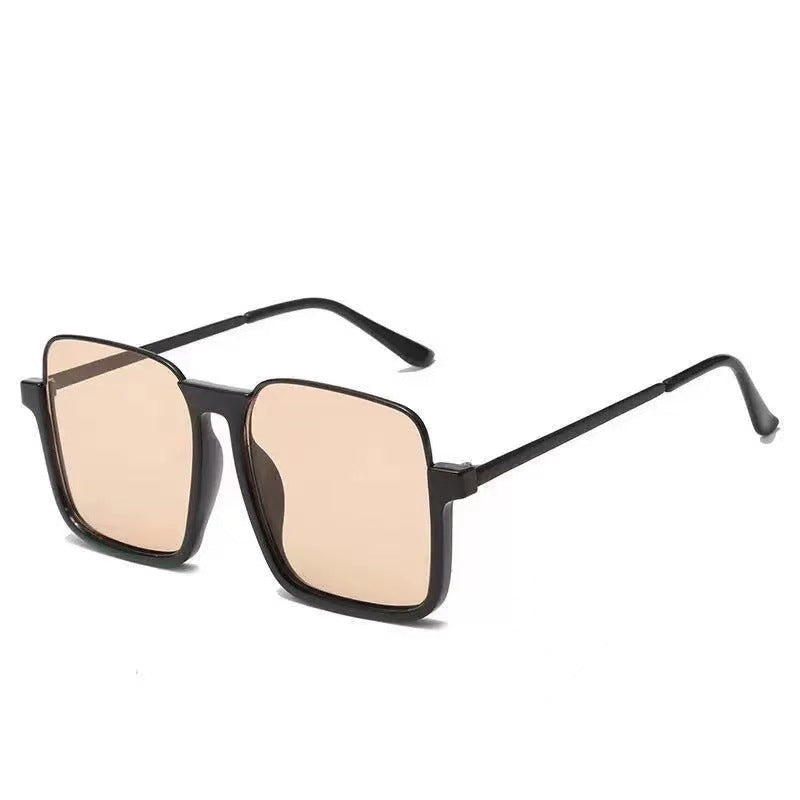 Half-Frame Large Box Sunglasses | Trending 2025 Look