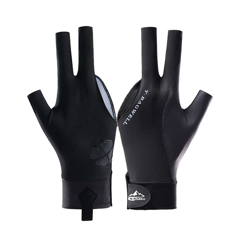 High Elastic Billiards Gloves – Breathable, Sweat-Wicking Three-Finger Snooker Gloves