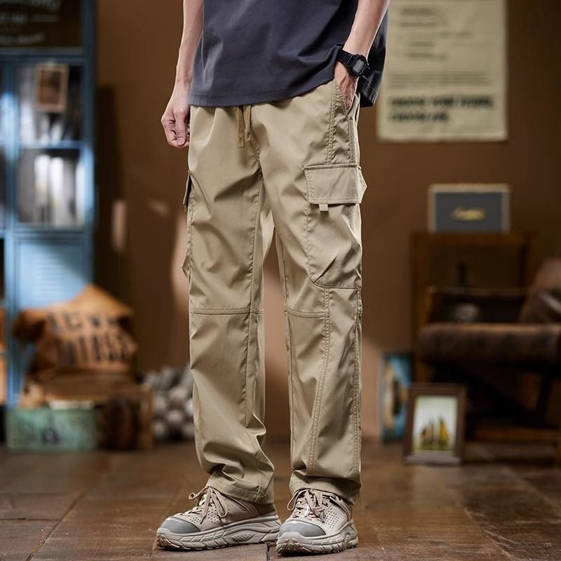 Men's Summer Casual Cargo Pants Loose Fit