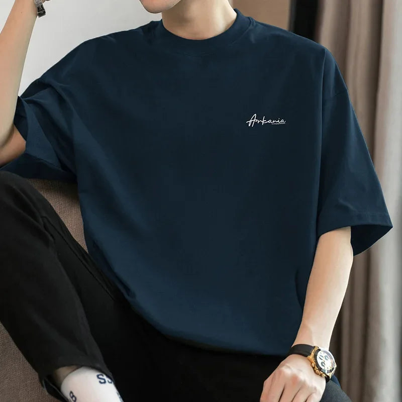 Heavy Cotton T-Shirt – American Style Printed Summer Tee