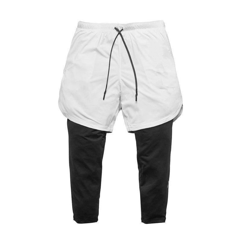 Men's Integrated 2-in-1 Compression Training Pants and Performance Shorts