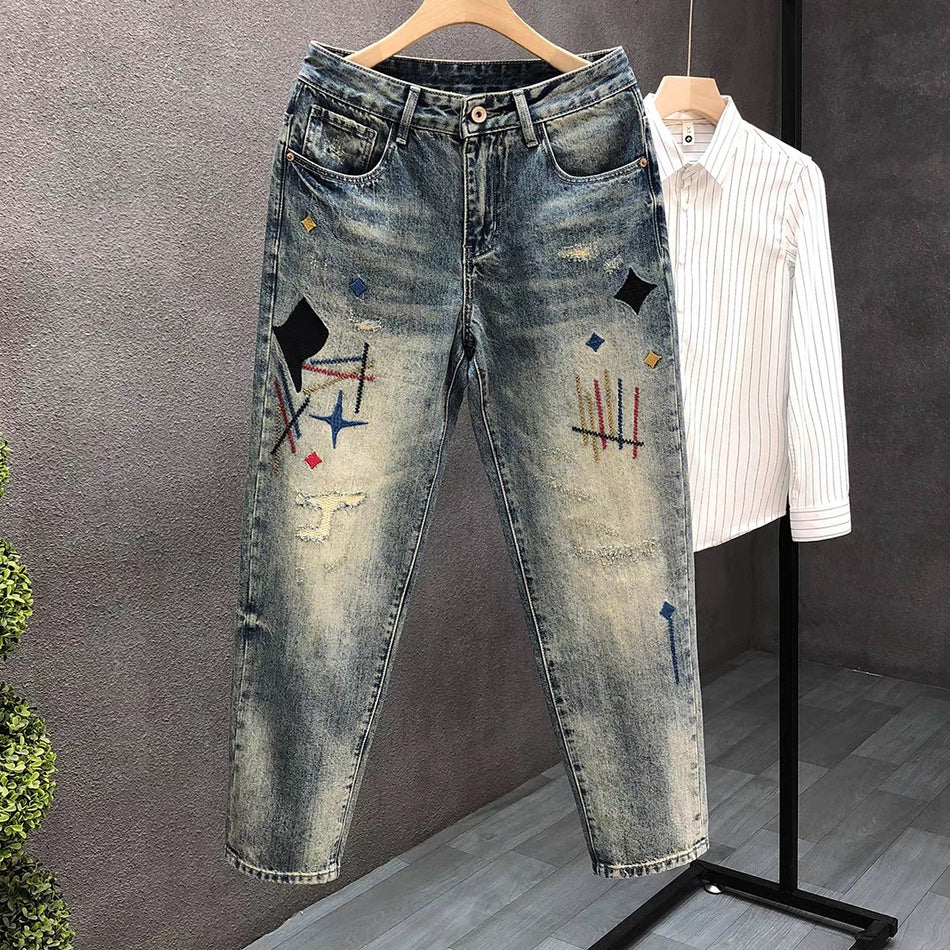 Washed Loose Fit Street Jeans – High Street Vibe