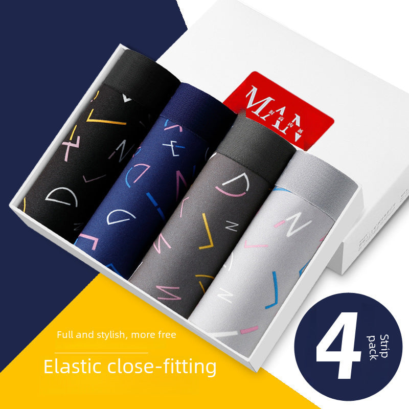 (Pack of 4)- Men’s Boxer Shorts – Sporty, Comfy, Large Size