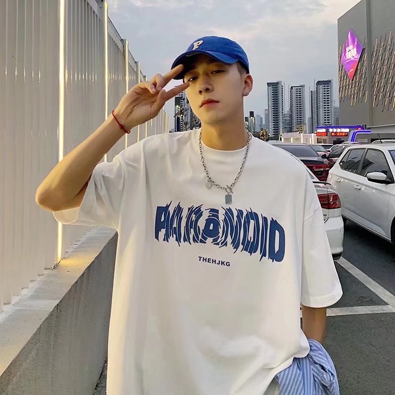 Hong Kong Style Cotton T-Shirt – Trendy & Comfortable