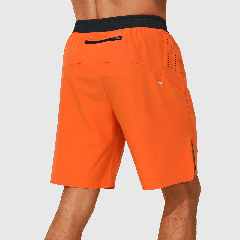 2024 Men’s Running Shorts with Back Zipper Pocket | Lightweight Breathable Quick-Drying Fitness Sports Shorts for Phone Storage