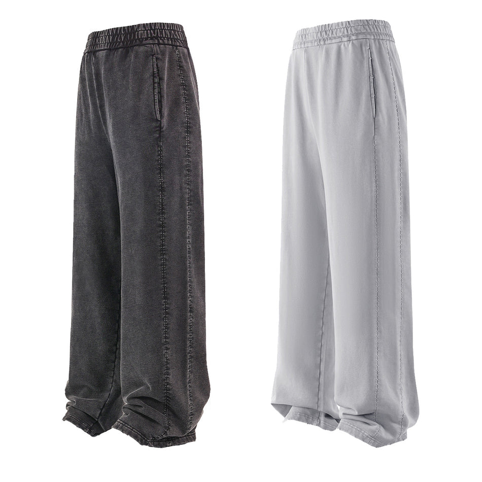 Men’s Retro Patchwork Pants – Autumn/Winter 2025 Trendy Design