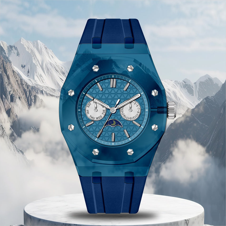Men’s Transparent Waterproof Quartz Fashion Watch