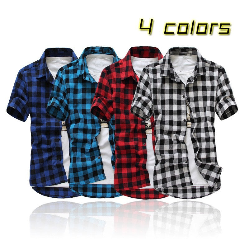 Summer Plaid Shirt – Bold Colors, Smart Fit, Everyday Cool