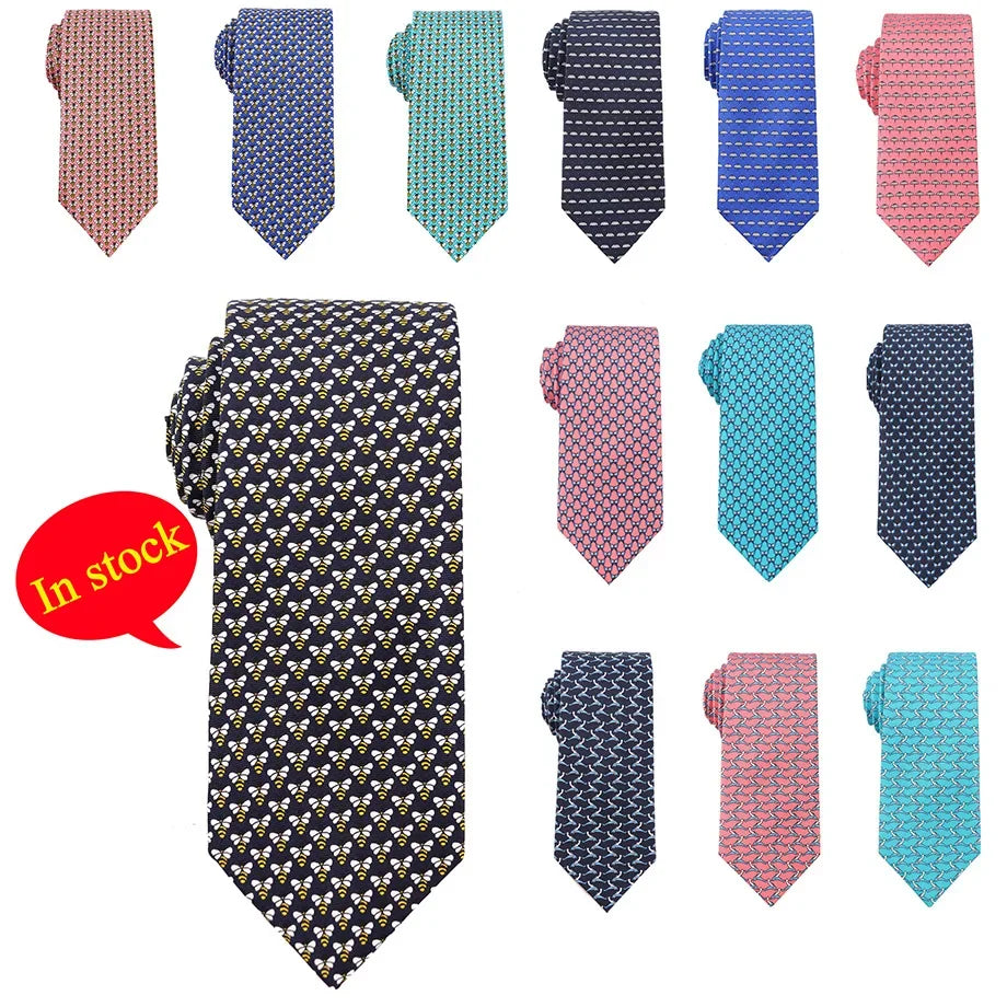 7.5cm Mulberry Silk Tie – Formal & Casual Style for Men
