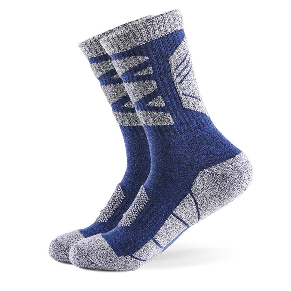 (Pack of 5)- Hiking Socks | Thick Towel Bottom & Grip Fit