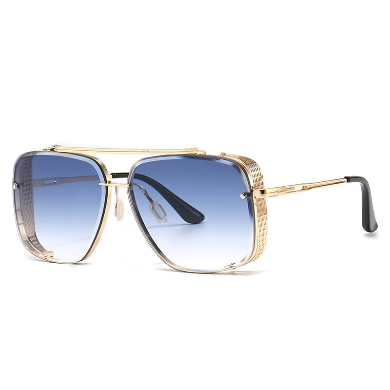 Double Beam Metal Slim Sunglasses | Insta Style 2025