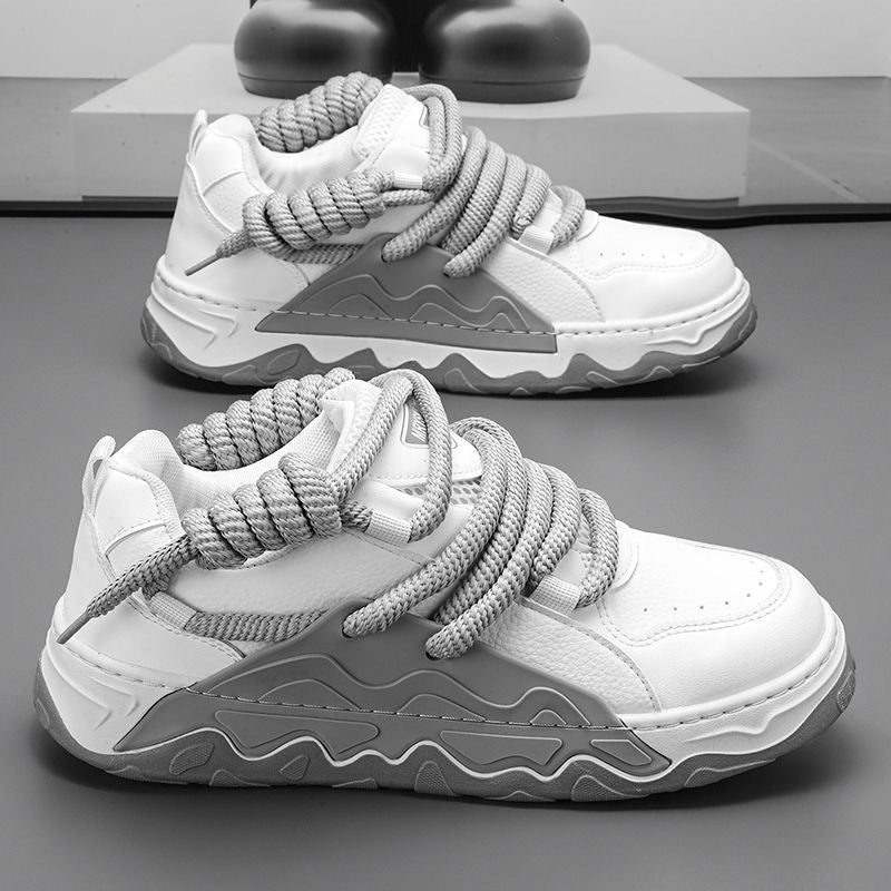Korean-Style Clunky Bread Shoes – Trendy Men’s Sneakers
