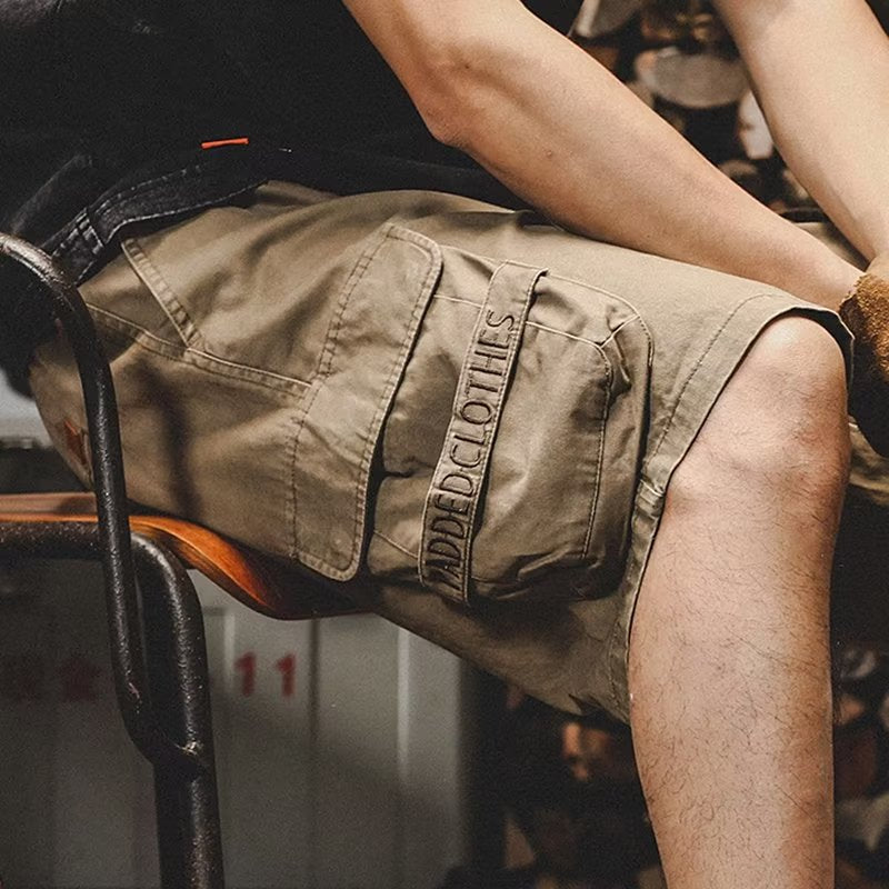 Men’s 2025 American Retro Tooling Shorts | Heavy-Duty Plus Size Casual Summer Pants in INS Fashion Street Style