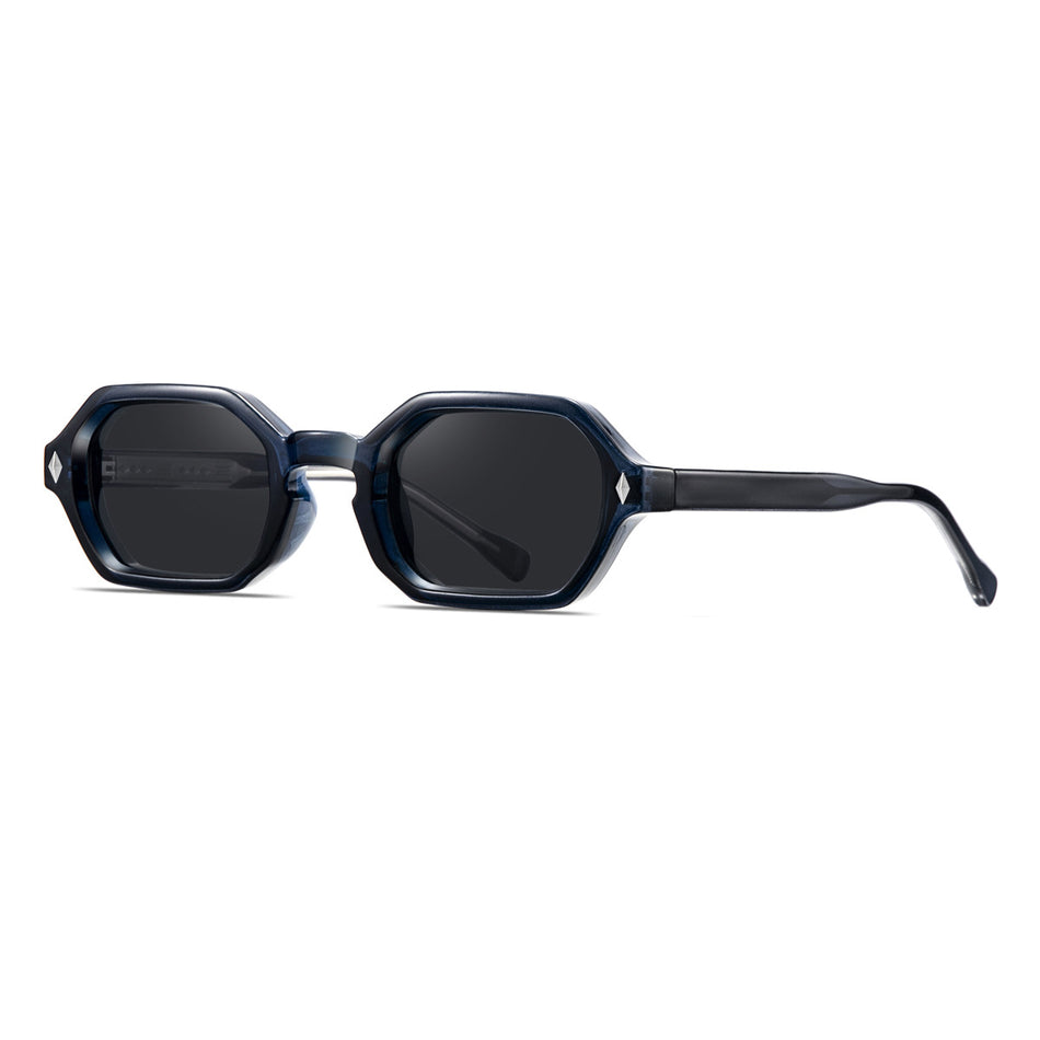 2025 Polygon Small Frame UV Sunglasses – Unisex Outdoor