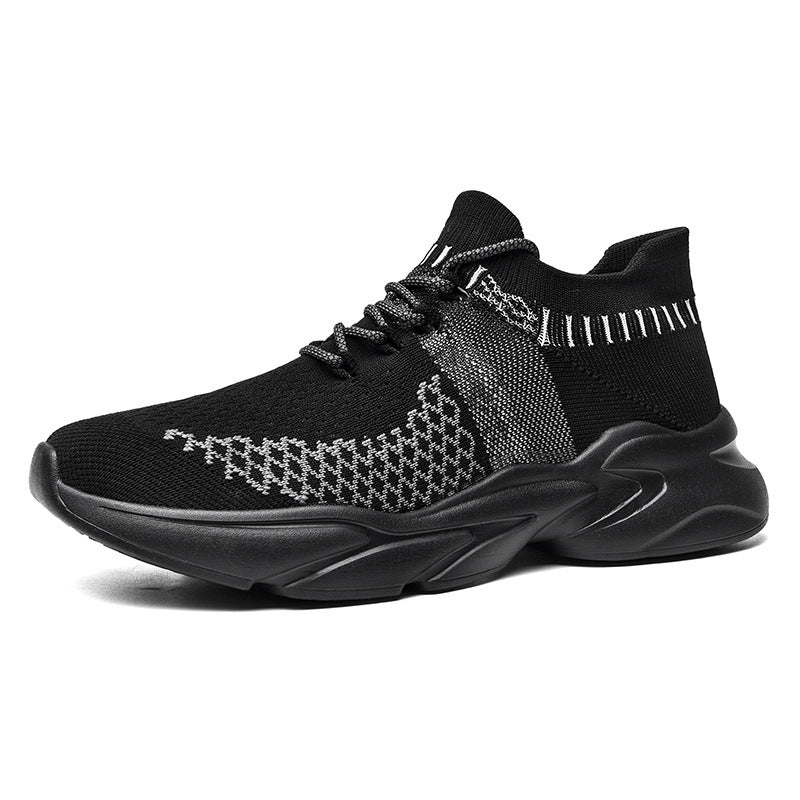 Men’s Flyknit Sock Sneakers – Lightweight Running Casual Shoes
