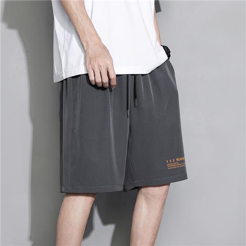 Ice Silk Quick-Dry Sports Shorts – 5-Point Style