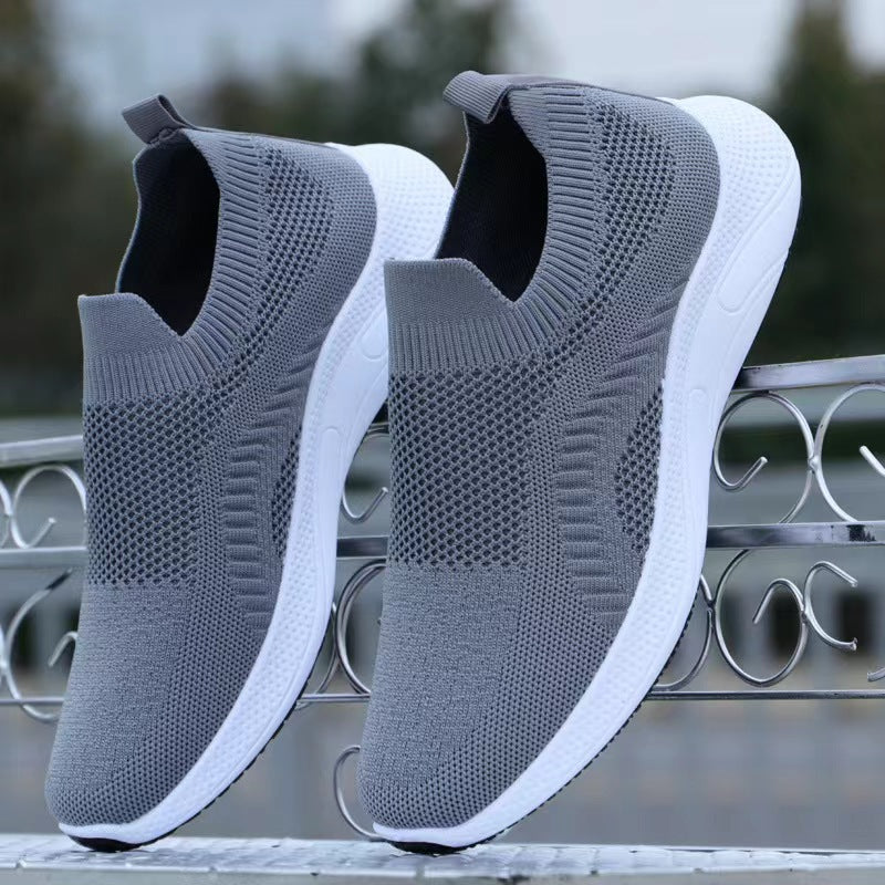 Men’s Summer Mesh Slip-On Walking Shoes Soft Sole