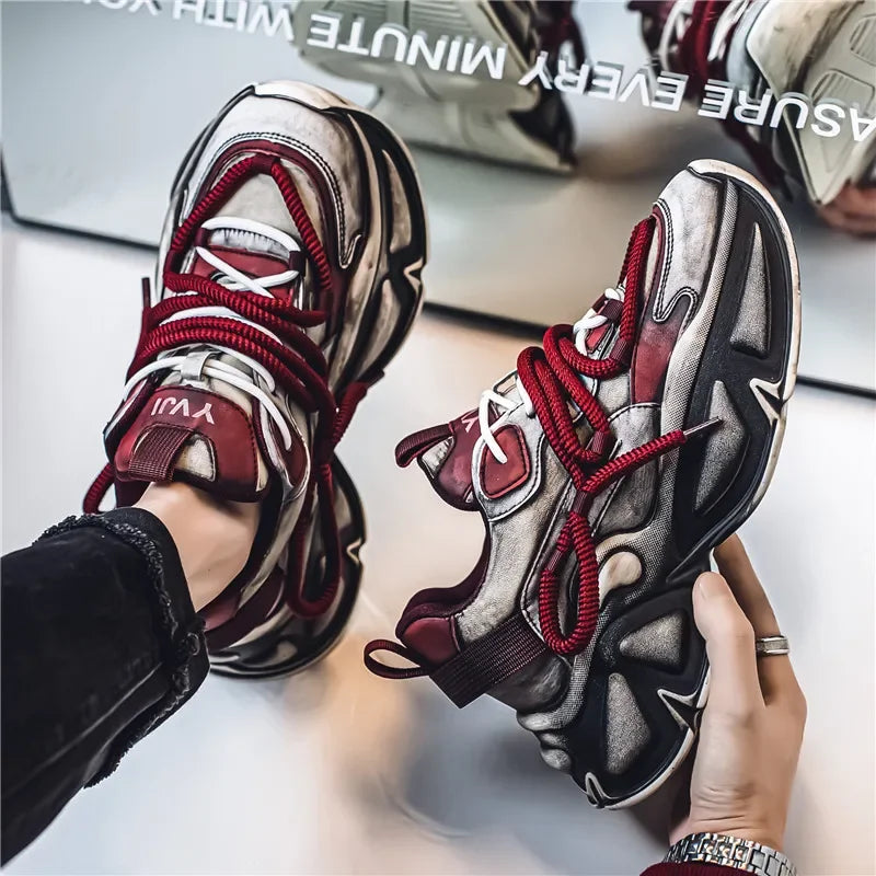 2024 Autumn Low-Top Torre Sneakers – Thick Sole Casual