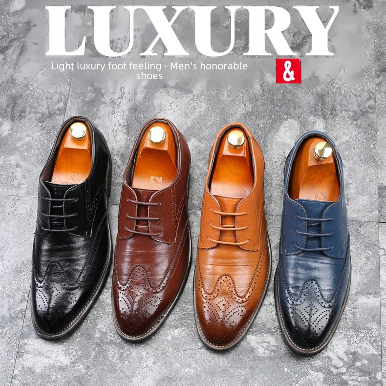Big Size Trendy Leather Shoes – Business Casual 38–48