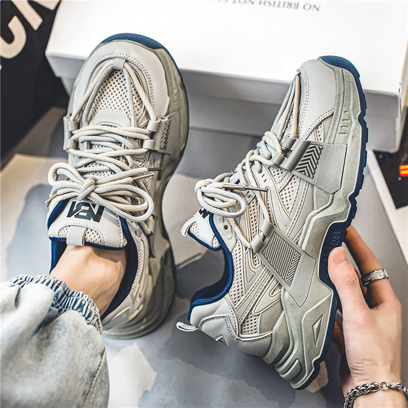 Thick-Sole Height Boost Sneakers – 2024 Street Style