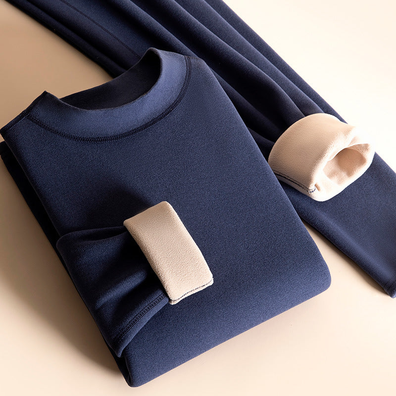 Men’s Velvet Thermal Underwear – Thick Fleece-Lined Winter Base Layer