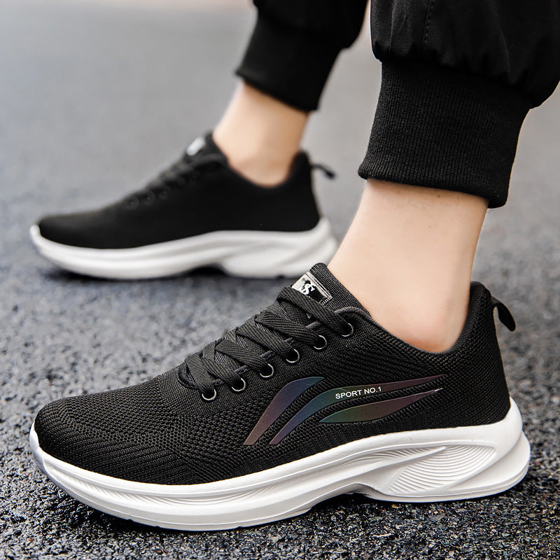Plus Size 48 Men's Breathable Mesh Sneakers – EVA Sole