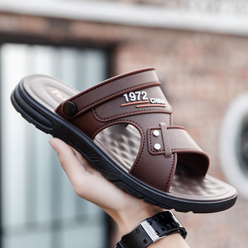 Dual-Use Waterproof Sandals for Men – Soft Bottom Shoes