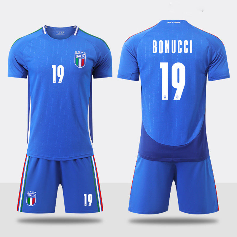 Italy Euro 2025 Home Jersey Set 🇮🇹 Men & Kids